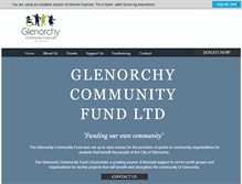Tablet Screenshot of glenorchycommunityfund.org